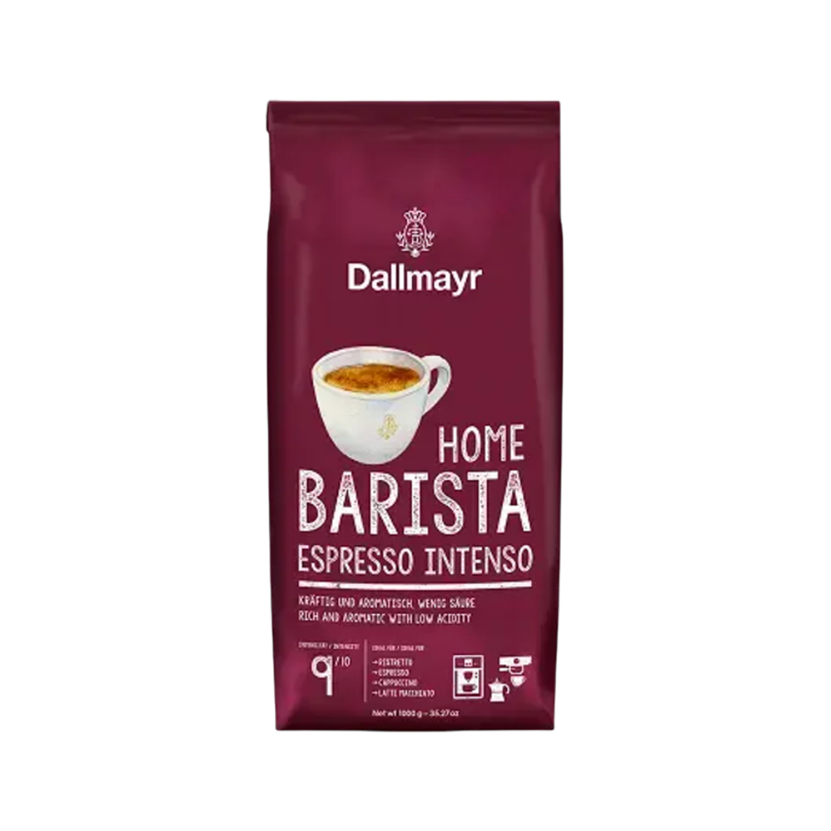 Dallmayr Home Barista Espresso Intense 1kg cafea boabe