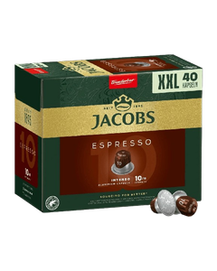 capsule nespresso, nespresso, jacobs nespresso, Jacobs Espresso Intenso 10 capsule compatibile Nespresso, capsule jacobs nespresso, cafea jacobs nespresso, jacobs espresso classico, capsule nespresso jacobs espresso, 40 capsule jacobs nespresso