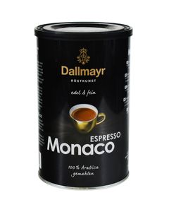Dallmayr Espresso Monaco 200gr cafea macinata cutie metalica
