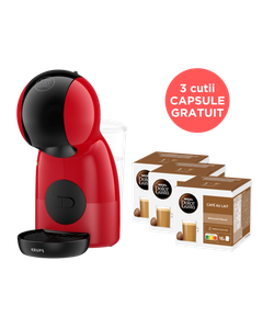 Aparat capsule cafea Krups Nescafe Dolce Gusto Piccolo XS KP1A3510 negru & rosu, aparat capsule cafea, espressor capsule, Krups Dolce Gusto, espressor manual, aparat cafea Dolce Gusto, Aparat capsule cafea Krups, Aparat capsule cafea Nescafe Dolce Gusto