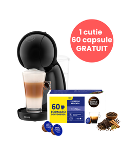 Aparat capsule cafea Krups Nescafe Dolce Gusto Piccolo XS KP1A3B10 negru, capsule cafea, capsule Krups, aparat capsule cafea, aparat Nescafe dolce, aparat krups gusto piccolo negru