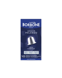 Borbone Magica Palermo 10 capsule aluminiu compatibile Nespresso, Borbone Magica Palermo, capsule compatibile Nespresso, capsule cafea, capsule Borbone, capsule Magica Palermo, cafea capsule, cafea capsule borbone