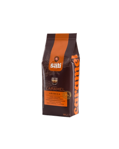 Cafe Sati Caramel 250g cafea macinata, Cafe sati macinata, Cafe Sati cafea macinata, cafea Sati Caramel, cafea Cafe Sati boabe, cafea macinata 500g, cafea Cafe Sati 500g, cafea macinata parfumata, cafea macinata cremoasa, cafea aromata, espresso, cafea es