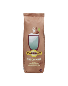 Caprimo Cappuccino, cappuccino 1kg, caprimo, cappuccino instant, cappuccino choco mint, caprimo cappuccino menta, cappuccino menta