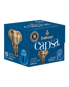 Dallmayr Capsa, dallmayr capsa lungo, dallmayr africa, capsule compatibile Nespresso, capsule nespresso, dallmayr nespresso, dallmayr capsa crema doro, Dallmayr Capsa Lungo Selektion Africa 10 capsule compatibile Nespresso