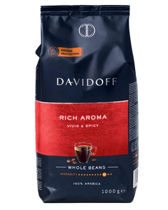 Davidoff Rich Aroma cafea boabe 1kg, davidoff, davidoff rich aroma, cafea boabe davidoff, davidoff espresso 57 cafea macinata, cafea boabe davidoff, davidoff cafe espresso, davidoff boabe, cafea premium, cafea davidoff intense, davidoff rich aroma, cafea 
