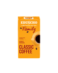 Eduscho Family cafea macinata 500g, eduscho family cafea macinata, cafea macinata eduscho, eduscho family 1kg, cafea robusta 100%, cafea Eduscho Family, cafea macinata 500g