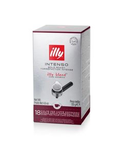 Illy Intenso 18 paduri ESE cutie carton, paduri ESE, illy paduri ESE, illy, poduri, illy poduri, illy classic, illy espresso, ese, poduri ese, illy ese, paduri illy, paduri Senseo, paduri cafea, cafea paduri illy