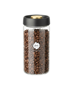 Etolia borcan sticla vacuum 1800ml, borcan vacuum cafea, borcan sticlă vacuum 1800 ml, recipient cafea boabe, recipient cafea măcinată, borcan sticlă borosilicată, borcan vacuum