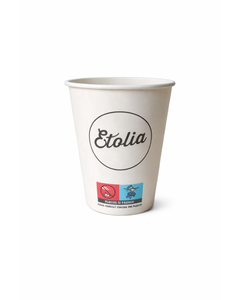 Etolia pahare carton albe 160ml set 50 buc 7oz