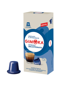 Gimoka Soave Decaf 10 capsule cafea compatibile Nespresso, capsule nespresso, capsule compatibile