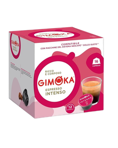 Gimoka Puro Aroma Espresso Intenso, capsule compatibile Dolce Gusto, nescafe dolce gusto