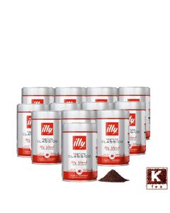 Pachet 12 x Illy Espresso cafea macinata 250g
