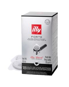 Illy Forte 18 paduri ESE cutie carton, paduri ESE, illy paduri ESE, cialde illy, paduri ese cafea, illy paduri cafea, paduri easy serving espresso, cialde ese illy, Illy Forte 40 paduri ESE cutie carton