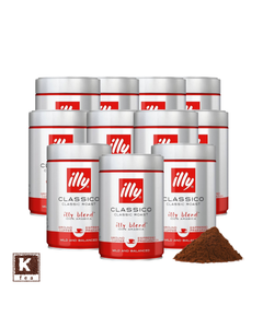 Pachet 12 x Illy Espresso cafea macinata 250g