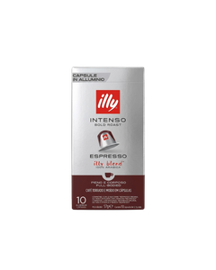 Illy Intenso 10 capsule compatibile Nespresso, capsule illy, cafea boabe illy, espressor capsule illy, illy cafea, illy dark roast, illy espresso dark, illy ethiopia, illy guatemala, illy iperespresso, illy monoarabica