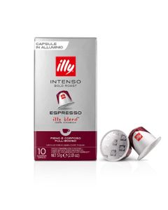 Illy Intenso 10 capsule compatibile Nespresso, capsule illy, cafea boabe illy, espressor capsule illy, illy cafea, illy dark roast, illy espresso dark, illy ethiopia, illy guatemala, illy iperespresso, illy monoarabica