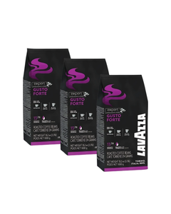 Pachet 3 x Lavazza Gusto Forte Vending cafea boabe 1kg