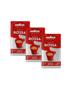 Pachet 3 x Lavazza Qualita Rossa 250g cafea macinata