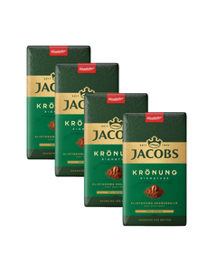 Pachet 4 x Jacobs Kronung cafea macinata 500g
