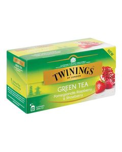 Twinings Green Pomegranate, Raspberry & Strawberry ceai verde cu rodie, zmeura si capsuni 25 pliculete