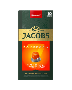 Jacobs Espresso Classico 10 capsule compatibile Nespresso, jacobs classico, capsule nespresso, nespresso, jacobs nespresso, capsule jacobs nespresso, cafea jacobs nespresso, jacobs espresso classico, capsule nespresso jacobs espresso, 10 capsule jacobs ne