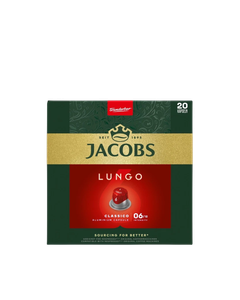 Jacobs Lungo Classico 20 capsule compatibile Nespresso, jacobs lungo nespresso, capsule nespresso, nespresso, jacobs nespresso, capsule jacobs nespresso, cafea jacobs nespresso, jacobs espresso classico, capsule nespresso jacobs espresso, 20 capsule jacob