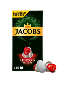 Jacobs Lungo Classico 10 capsule compatibile Nespresso, jacobs lungo nespresso, capsule nespresso, nespresso, jacobs nespresso, capsule jacobs nespresso, cafea jacobs nespresso, jacobs espresso classico, capsule nespresso jacobs espresso, 10 capsule jacob