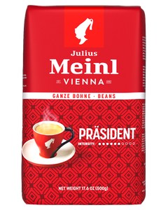 Julius Meinl der Prasident 500g cafea boabe, julius meinl der prasident, julius meinl, cafea, cafea boabe, cafea espresso, cafea julius, julius meinl espresso