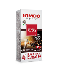 Kimbo Espresso Napoli, capsule cafea compatibile Nespresso, capsule nespresso, cafea nespresso, kimbo nespresso, cafea capsule, capsule nespresso Kimbo