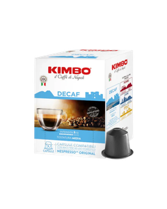 Kimbo Decaf 50 capsule compatibile Nespresso, capsule kimbo, capsule kimbo nespresso, kimbo decaf, kimbo decaf 50 capsule compatibile Nespresso, capsule decofeinizate, cafea decofeinizata