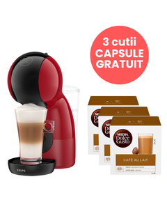 Aparat capsule cafea Krups Nescafe Dolce Gusto Piccolo XS KP1A3B10 negru & rosu