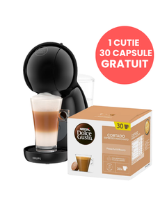 Aparat capsule cafea Krups Nescafe Dolce Gusto Piccolo XS KP1A3B10 negru, capsule cafea, capsule Krups, aparat capsule cafea, aparat Nescafe dolce, aparat krups gusto piccolo negru