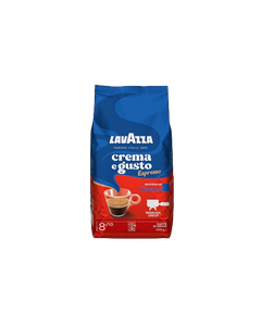 Lavazza Crema e Gusto Espresso cafea boabe 1kg, cafea lavazza, cafea lavazza crema e gusto espresso, cafea cremoasa boabe, cafea tare boabe, cafea crema e gusto boabe