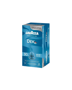 Lavazza DEK 30 capsule aluminiu compatibile Nespresso, capsule lavazza dek, capsule lavazza, lavazza DEK, capsule lavazza decaf, lavazza decaf, capsule nespresso, capsule nespresso decaf