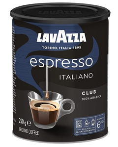 Arabica, Lavazza cutie metal, cafea lavazza macinata, lavazza club, lavazza 250g cafea macinata, cafea macinata lavazza, lavazza macinata 250g