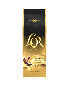 cafea boabe lor, cafea lor, lor crema, lor crema absolu classique, lor crema absolu classique cafea boabe 1kg