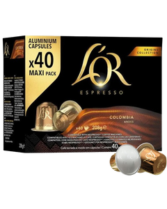 L`Or Espresso Colombia 40 capsule compatibile Nespresso, capsule lor colombia, capsule nespresso columbia, L`Or Barista 10 capsule compatibile Nespresso, capsule nespresso, nespresso, jacobs nespresso, L`Or Espresso India 10 capsule compatibile Nespresso,