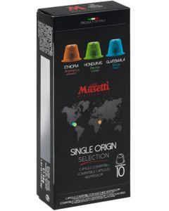 Musetti Selection Monorigini 10 capsule compatibile Nespresso