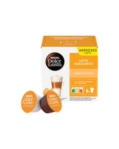 Nescafe Dolce Gusto Latte Macchiato 8 capsule cafea + 8 capsule lapte, capsule cafea, capsule dolce gusto, capsule nescafe, Nescafe Dolce Gusto Latte Macchiato, capsule Nescafe Dolce Gusto Latte Macchiato, capsule latte macchiato 
