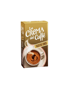 Pellini Crema del Caffe Gusto Oro cafea macinata 250g, Pellini Crema del Caffe, cafea macinata Pellini, cafea macinata 1kg, cafea italiană, cafea espresso, cafea pentru espressor, cafea profesională, cafea aromată, cafea intensă, cafea premium, cafea boab