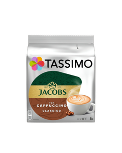 Tassimo Jacobs, capsule cafea tassimo, capsule tassimo, Tassimo Jacobs Cappuccino classico, cafea tassimo, tassimo Jacobs cappuccino