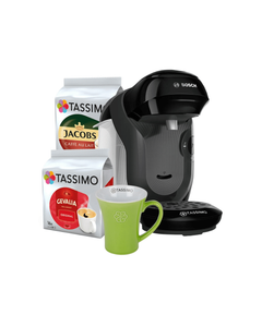 Tassimo Style Bosch TAS112E aparat capsule cafea negru + cana cafea , Tassimo Style Bosch TAS112E aparat capsule cafea negru, espressor Bosch capsule, aparat cafea Bosch,  espressor automat capsule, Tassimo Finesse Bosch