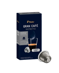 Tchibo Gran Cafe Ristretto 10 capsule aluminiu compatibile Nespresso, tchibo nespresso, capsule nespresso, nespresso capsule tchibo, capsule lavazza, capsule cafea nespresso, capsule compatibile nespresso, capsule aluminiu, nespresso gran cafe