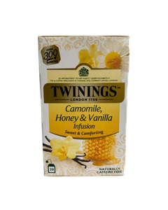Twinings Infuso ceai infuzie musetel, miere si vanilie, ceai twinings, ceai infuzie, ceai musetel, ceai twinings musetel, ceai plicuri, ceai vanilie, ceai twinings plicuri, Twinings Camomile Honey Vanilla Infusion ceai infuzie musetel, miere si vanilie 20