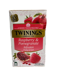 Twinings Infuso Raspberry Pomegranate ceai infuzie zmeura si rodie, ceai rodie, ceai infuzie rodie si zmeura