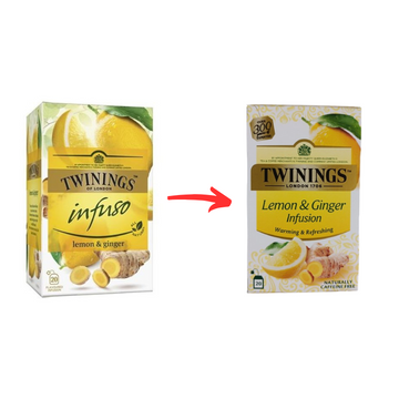 Twinings Infuso Lemon Ginger ceai infuzie cu lamaie si ghimbir, ceai twinings, ceai twinings infuso, ceai lamaie, ceai ghimbir, ceai twinings lamaie, ceai plicuri, Twinings Lemon Ginger Infusion ceai infuzie cu lamaie si ghimbir 20 plicuri