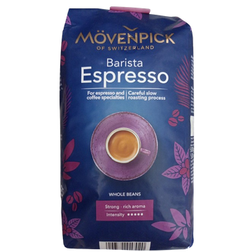 Movenpick Barista Espresso 500g cafea boabe, movenpick, cafea, cafea boabe, espresso, cafea espresso, movenpick espresso, cafea boabe 1kg movenpick barista, cafea barista, cafea cu lapte