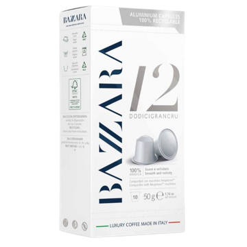 Bazzara Dodicigrancru 10 capsule cafea compatibile Nespresso, capsule bazzara, capsule premium, capsule dodicigrancru, Hausbrandt Intenso 10 capsule compatibile Nespresso, Lavazza Espresso Deciso 10 capsule compatibile Nespresso, capsule compatibile Nespr