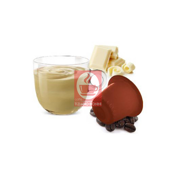 cafea compatibile Nespresso, capsule nespresso, capsule compatibile, capsule compatibile Nespresso, capsule ceai nespresso, ceai aromatizant, capsule ceai ieftine, capsule nespresso ieftine, Bonini Cioccolato Bianco 10 capsule cafea compatibile Nespresso